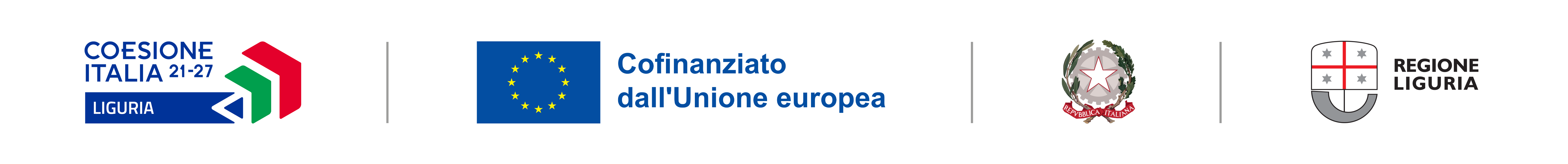 Loghi finanziamento FESR Liguria